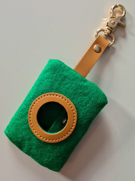 Felt Poo Bag Holder with Clip