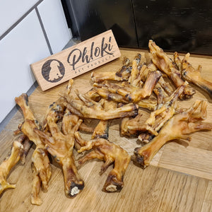 Dehydrated Natural Chicken Feet Chews