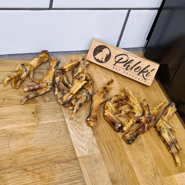 Dehydrated Natural Chicken Feet Chews