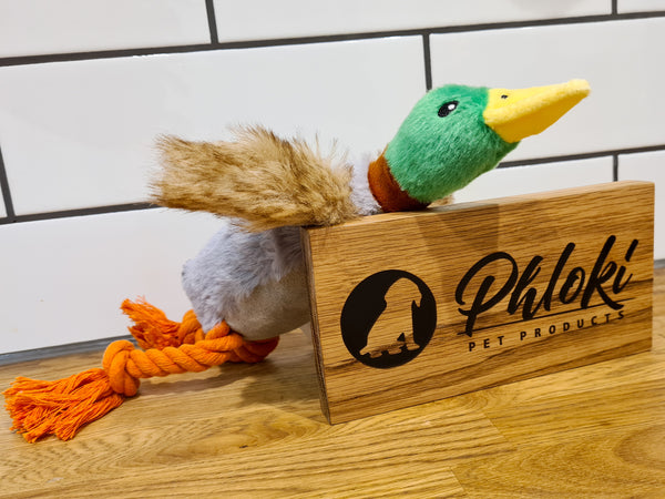 Plush Duck Dog Toy